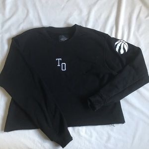 Peace Collective Toronto Raptors Cropped Crewneck